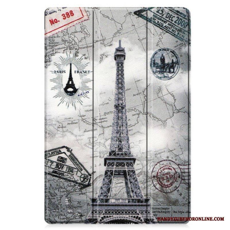 Puhelinkuoret Samsung Galaxy Tab S8 Plus / Tab S7 Plus Vahvistettu Eiffel-torni