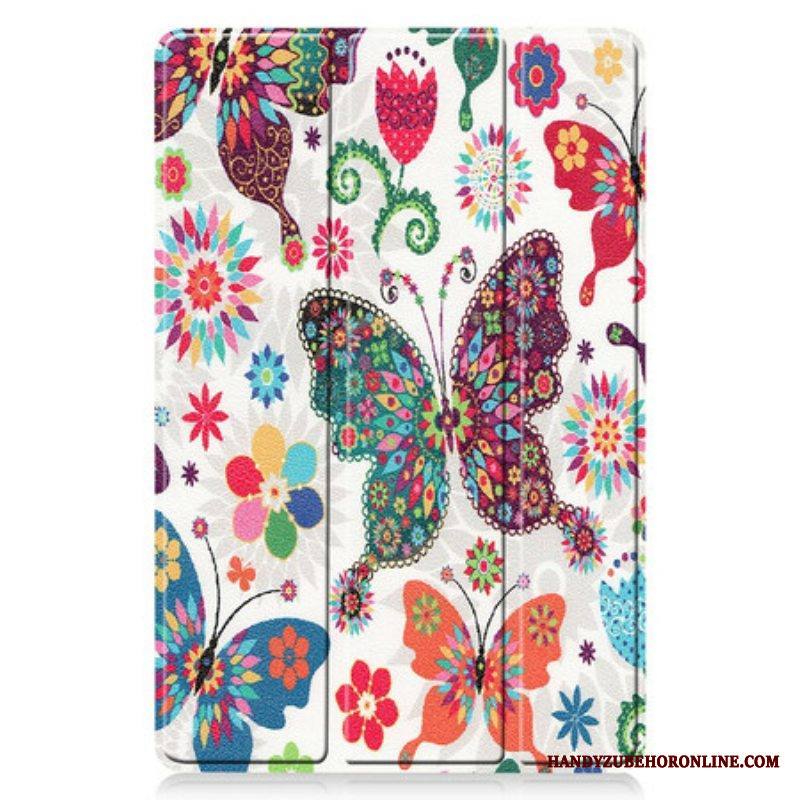 Puhelinkuoret Samsung Galaxy Tab S8 / Tab S7 Vintage Kukkakynäteline