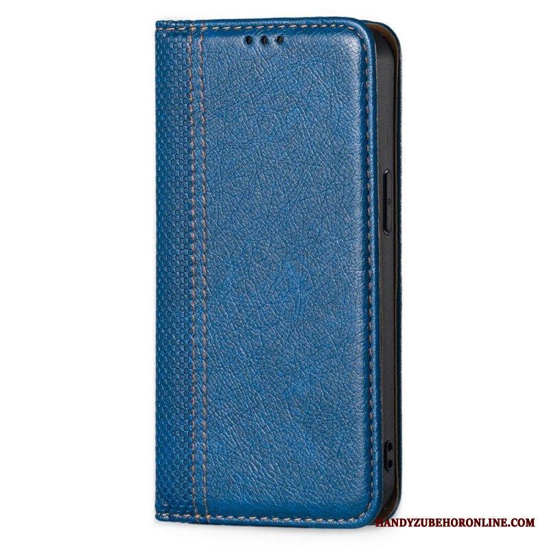 Puhelinkuoret Xiaomi 12 Pro Kotelot Flip Vintage Nahkaefekti