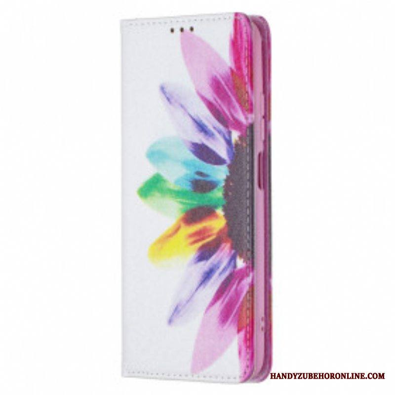 Puhelinkuoret Xiaomi Redmi Note 10 / 10S Kotelot Flip Akvarelli Kukka