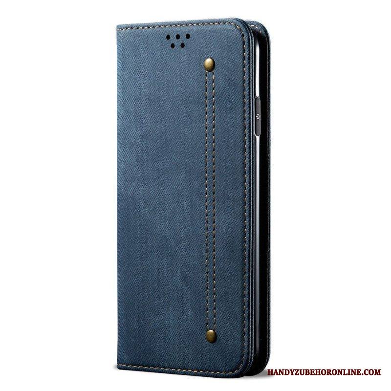 Puhelinkuoret Xiaomi Redmi Note 12 Pro Plus Kotelot Flip Denim Kangas