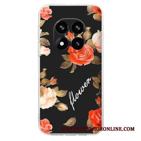 Puhelinkuoret Xiaomi Redmi Note 14 Pro 5g Kukkia Mustalla Taustalla