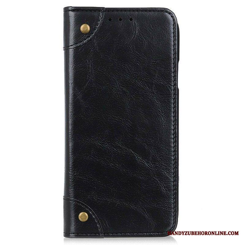 Puhelinkuoret iPhone 13 Pro Kotelot Flip Vintage Niitit