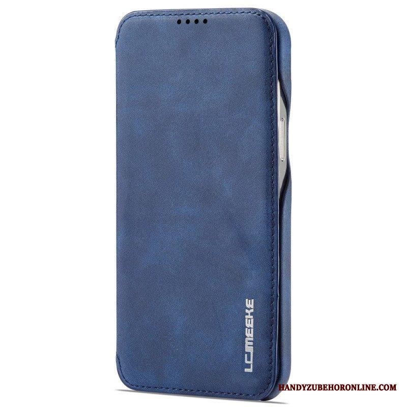 Puhelinkuoret iPhone 14 Pro Max Kotelot Flip Lc.imeeke Nahkaefekti