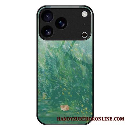 Puhelinkuoret iPhone 17 Pro Max Kissakuvioinen Karkaistu Lasi