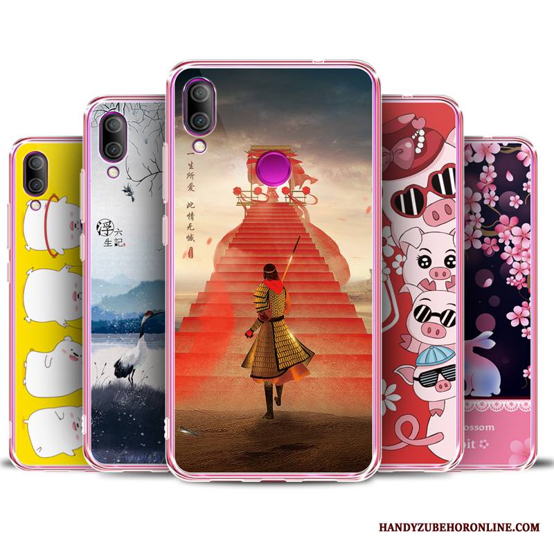 Redmi 7 Kuori Silikoni Kotelo Punainen Net Red Puhelimen Persoonallisuus Ihana