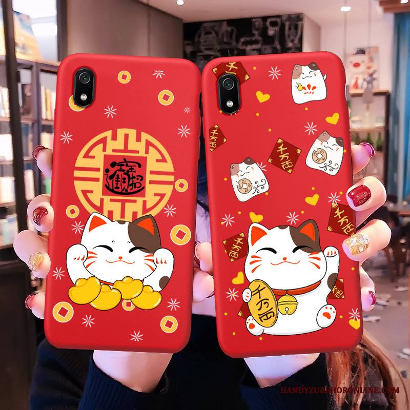 Redmi 7a Kuori Puhelimen Kuoret Punainen Kustannukset All Inclusive Pehmeä Neste Murtumaton Suojaus