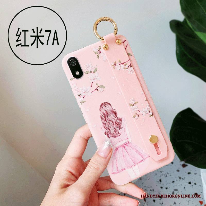 Redmi 7a Kuori Punainen Kotelo Silikoni Jauhe Puhelimen Kuoret Pehmeä Neste All Inclusive