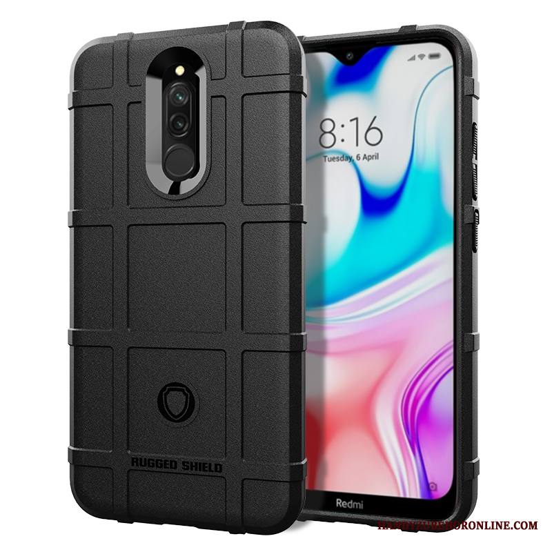 Redmi 8 Kuori Murtumaton Silikoni Pieni Yksinkertainen Pehmeä Neste Pesty Suede Luova