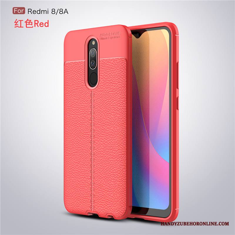 Redmi 8 Kuori Nahka Murtumaton Liiketoiminta Luova Persoonallisuus Pieni Kotelo