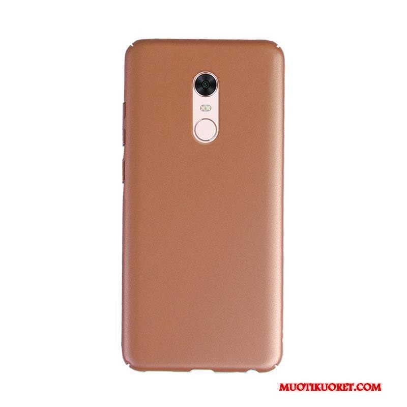 Redmi Note 5 Kuori Väriset Pesty Suede Kova Punainen All Inclusive Kotelo Puhelimen Kuoret