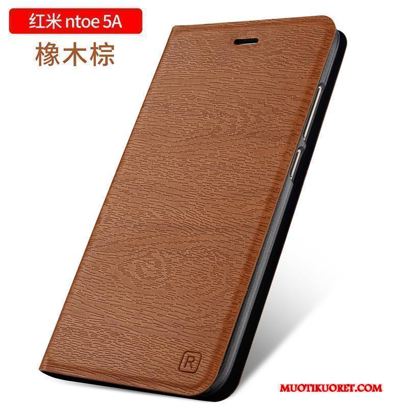 Redmi Note 5a Kuori Suojaus Punainen Simpukka Kotelo Puhelimen Kuoret Nahkakotelo Murtumaton