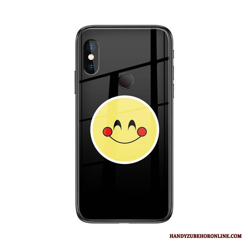 Redmi Note 6 Pro Kuori Lasi Punainen Karkaisu Pieni Musta Puhelimen Kuoret