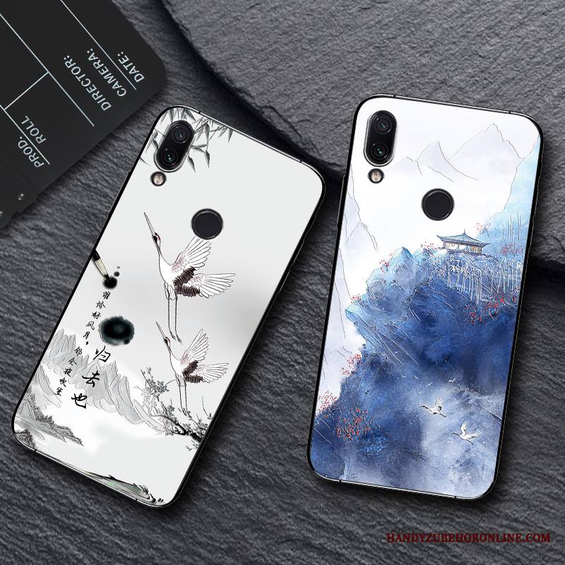 Redmi Note 7 Kuori Pehmeä Neste Persoonallisuus Silikoni Muokata Kohokuviointi Net Red Kotelo