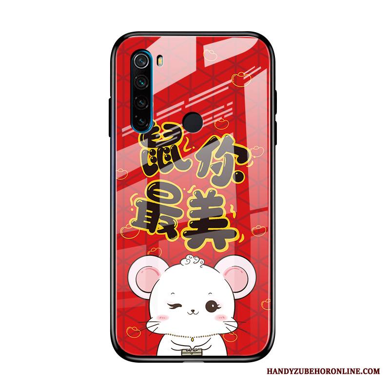 Redmi Note 8t Kuori Punainen Silikoni Puhelimen Kuoret Lasi Kotelo Rotta Rakastunut