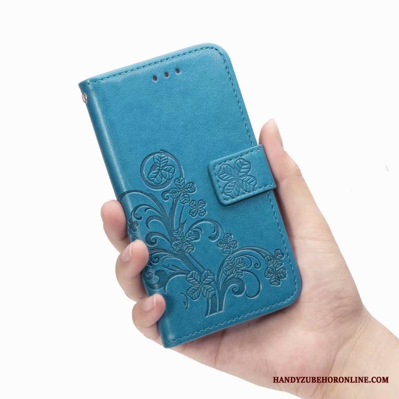 Samsung Galaxy A10 Kuori Kotelo Puhelimen Kuoret Nahkakotelo Suojaus Tähti Sininen