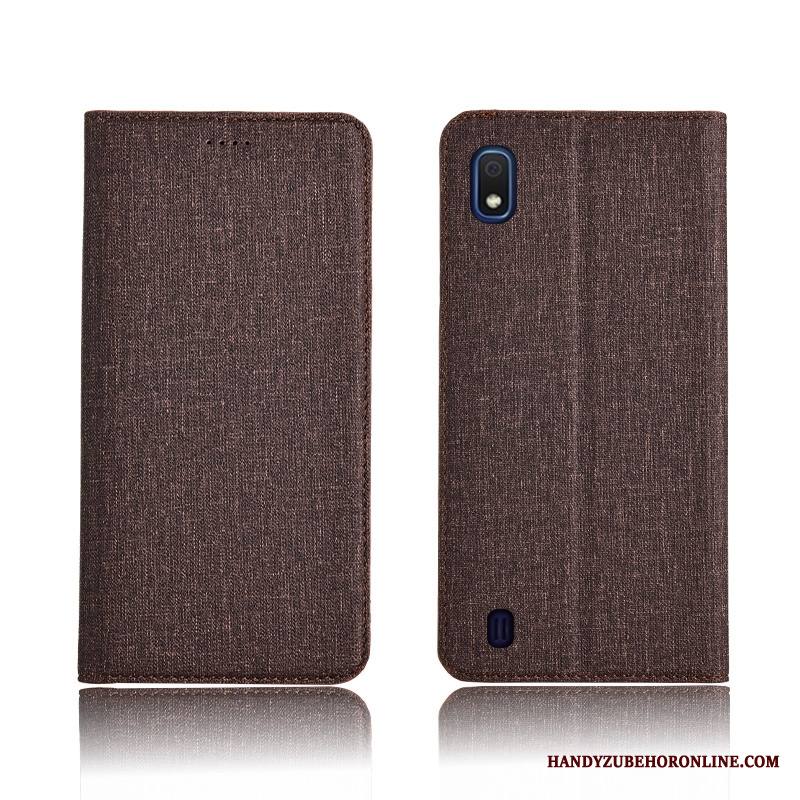 Samsung Galaxy A10 Tähti Kuori Nahkakotelo Uusi Pehmeä Neste Pesty Suede Silikoni
