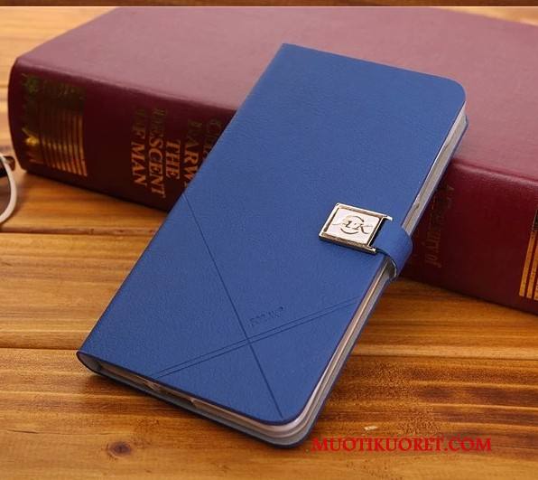 Samsung Galaxy A3 2015 Puhelimen Kuoret Suojaus Tähti Nahkakotelo Kuori Ohut Sininen