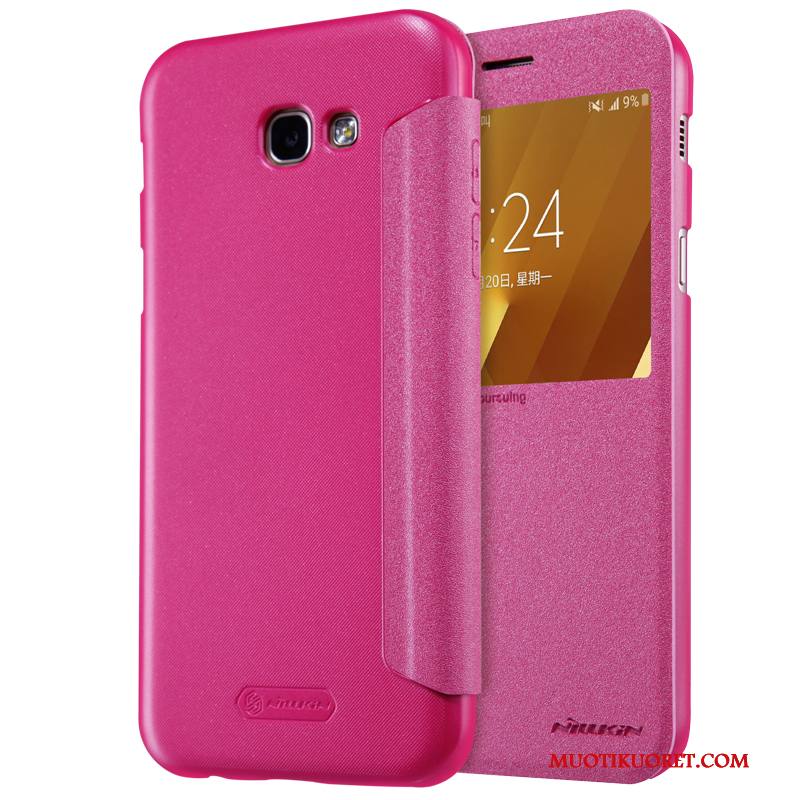 Samsung Galaxy A3 2017 Murtumaton Tähti Kotelo Puhelimen Kuoret Suojaus Kuori Punainen