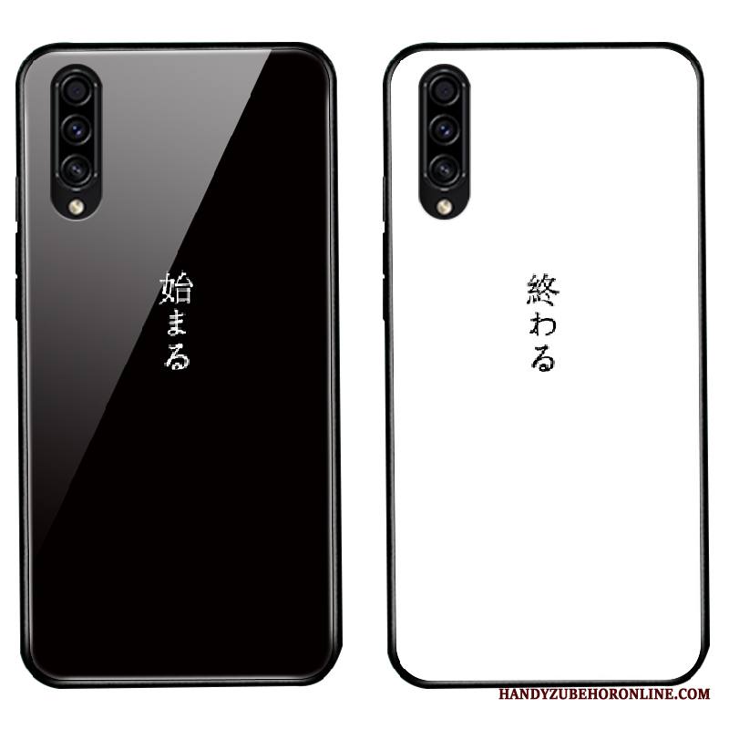 Samsung Galaxy A30s Kuori Kotelo Murtumaton Silikoni Lasi Suojaus Yksinkertainen Tila