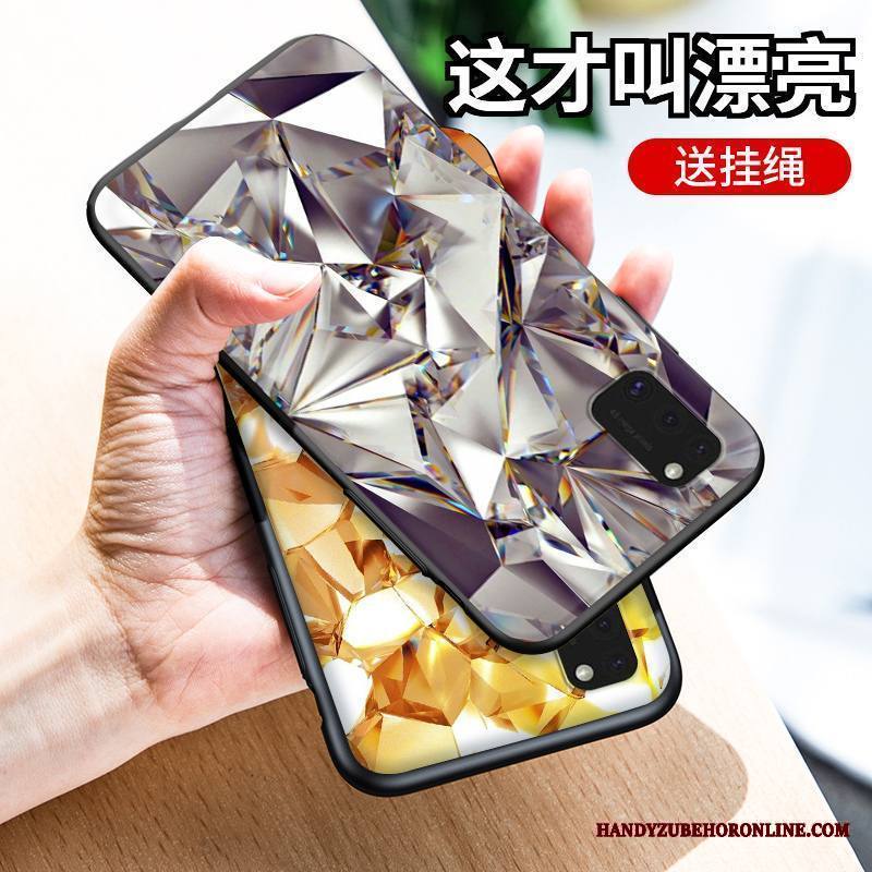 Samsung Galaxy A41 Kuori Tila Kotelo Tide-brändi Harmaa Suojaus Lasi All Inclusive