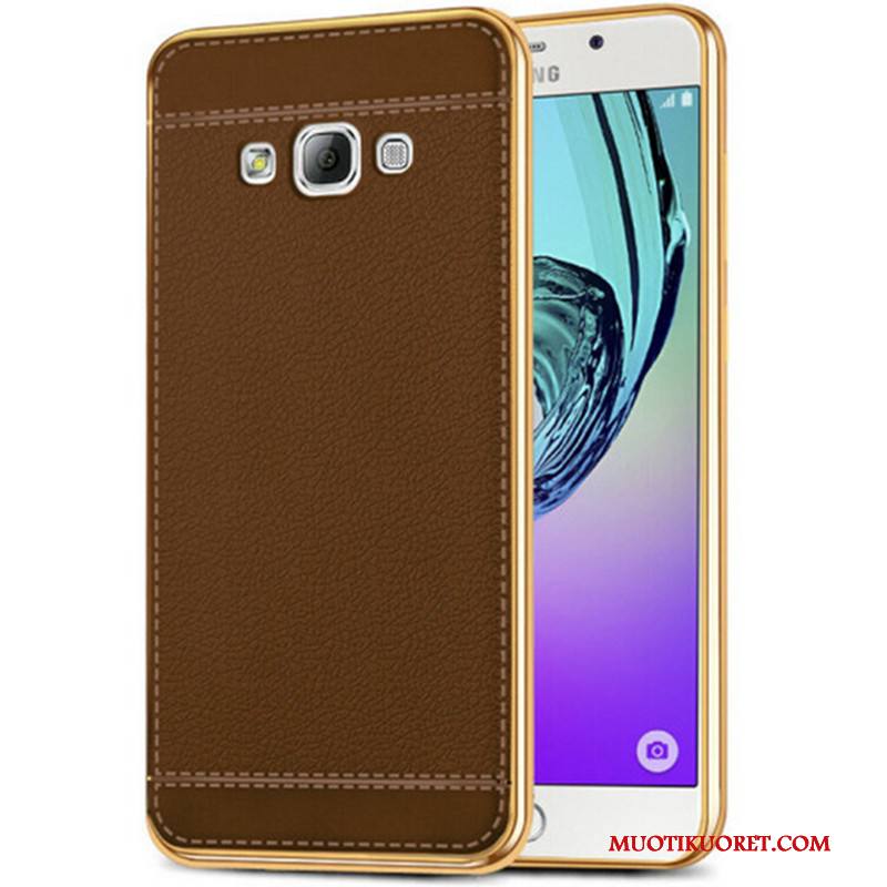 Samsung Galaxy A5 2015 Tähti Pehmeä Neste Kukkakuvio Kuori Puhelimen Kuoret Suojaus Nahka