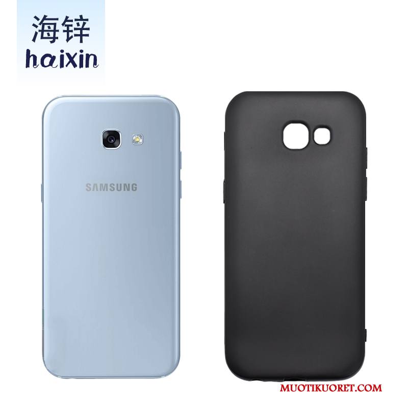 Samsung Galaxy A5 2017 Kuori Suojaus Pehmeä Neste All Inclusive Tähti Ohut Puhelimen Kuoret Musta