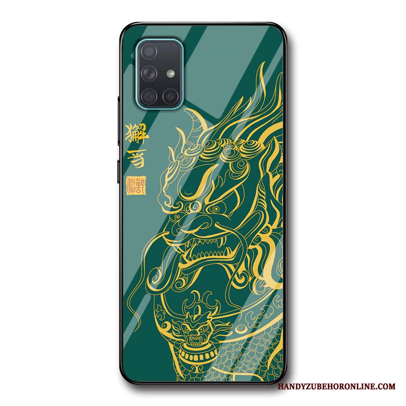 Samsung Galaxy A51 Kuori Muokata Kiinalainen Tyyli Tähti Silikoni Suojaus All Inclusive Murtumaton