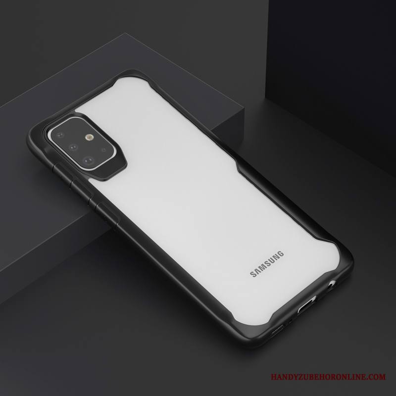 Samsung Galaxy A51 Kuori Murtumaton Silikoni Pehmeä Neste Yksinkertainen Puhelimen Kuoret Näytönsuojus Karkaisu