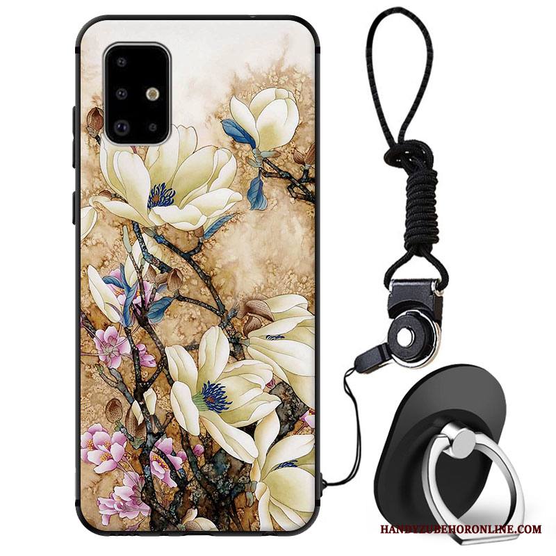 Samsung Galaxy A51 Pieni All Inclusive Kuori Kotelo Luova Keltainen Suojaus