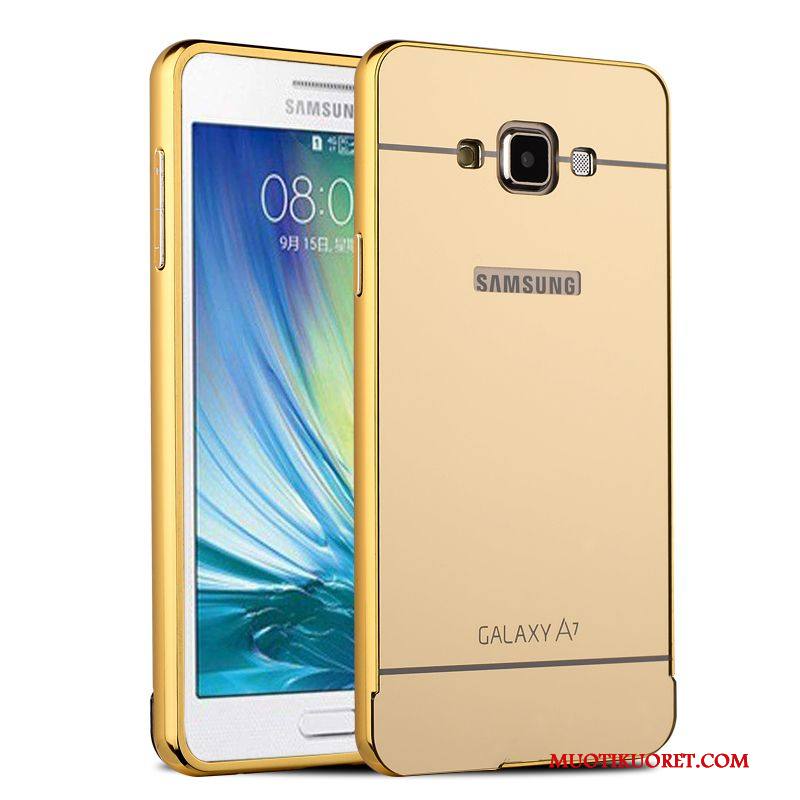 Samsung Galaxy A7 2015 Kuori Kehys Suojaus Puhelimen Tähti Metalli Kotelo Puhelimen Kuoret