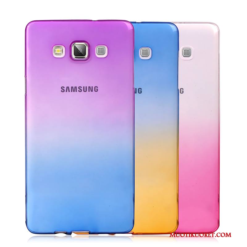 Samsung Galaxy A7 2015 Puhelimen Kuoret Tähti Läpinäkyvä Suojaus Viileä Kotelo Kuori