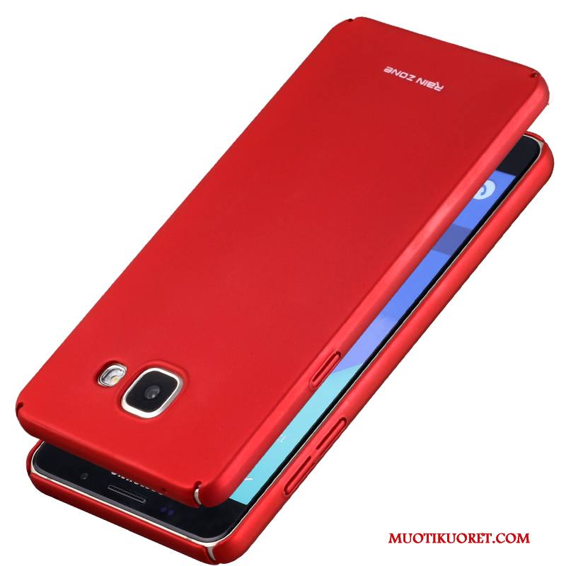 Samsung Galaxy A7 2016 Kuori Punainen Suojaus Kotelo All Inclusive Silikoni Tähti Puhelimen Kuoret