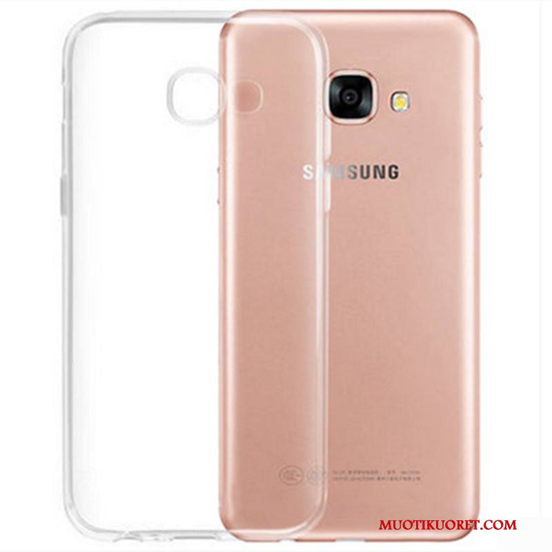 Samsung Galaxy A7 2017 Puhelimen Kuoret Läpinäkyvä Kotelo Silikoni Kuori Tähti Suojaus