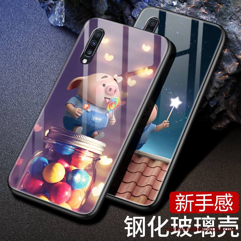 Samsung Galaxy A70 Kuori Kotelo Tähti Lasi Puhelimen Kuoret Pieni Suojaus Sarjakuva