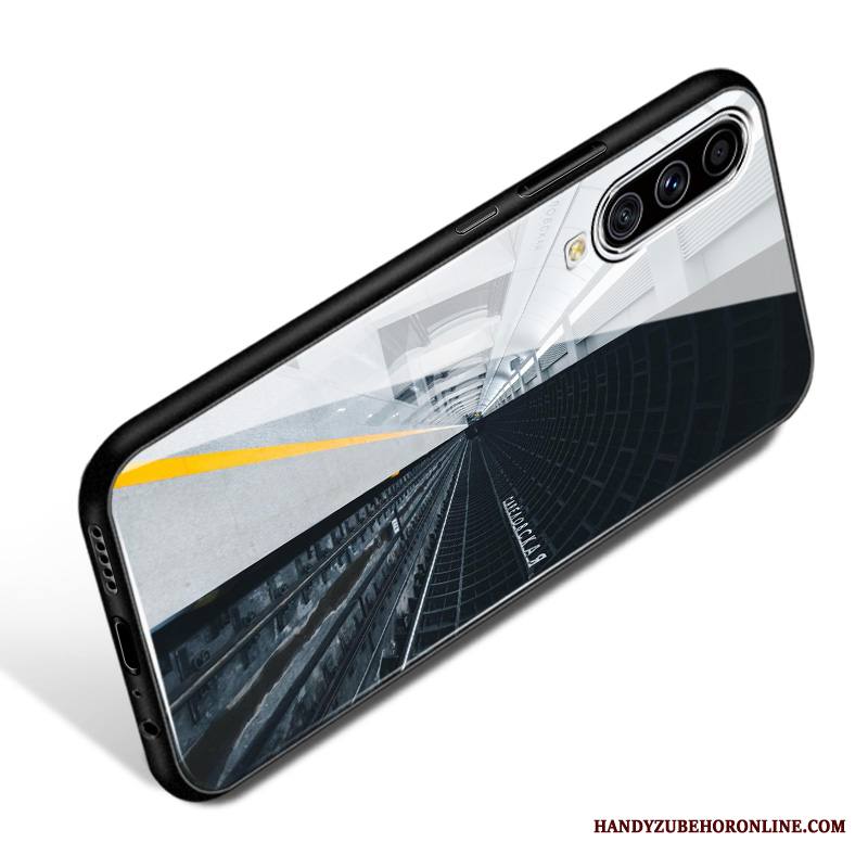 Samsung Galaxy A70s Kotelo Trendi Tila Puhelimen Kuoret Kuori Musta Kova