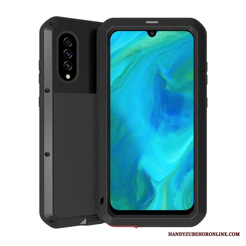 Samsung Galaxy A70s Kuori Kehys Puhelimen Kuoret All Inclusive Musta Tähti Kolme Puolustusta Suojaus