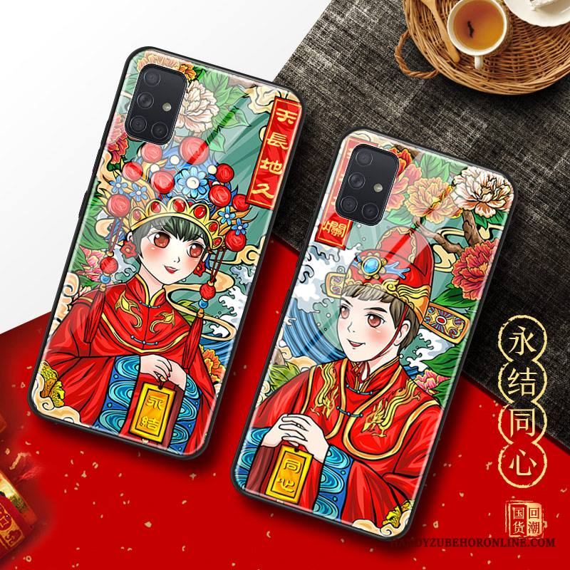 Samsung Galaxy A71 Kiinalainen Tyyli Trendi Suojaus Puhelimen Kuoret Kuori Kotelo Rakastunut