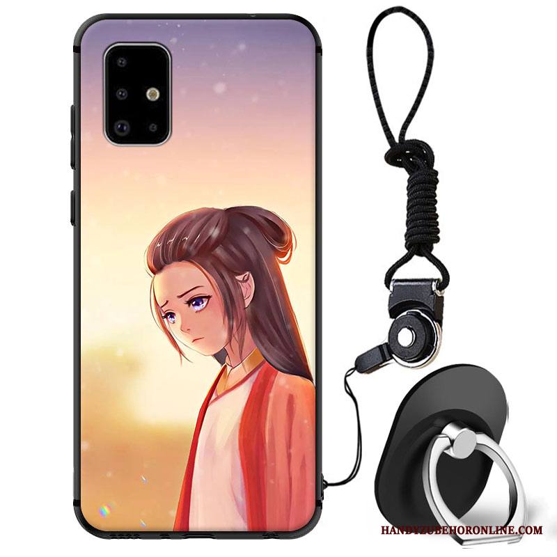 Samsung Galaxy A71 Kuori Tähti Suojaus Kotelo Murtumaton Rakastunut Puhelimen Kuoret Sarjakuva