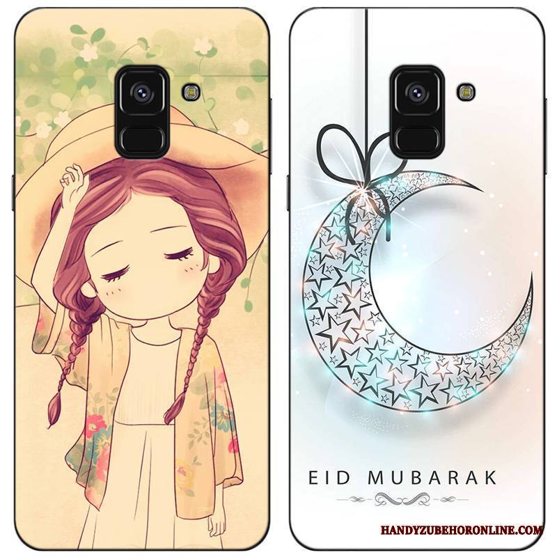 Samsung Galaxy A8 2018 All Inclusive Kustannukset Valkoinen Murtumaton Kuori Kotelo Puhelimen Kuoret