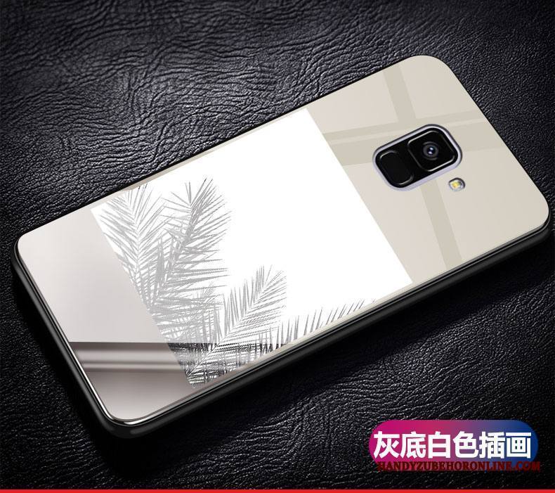 Samsung Galaxy A8 2018 Kuori Tähti Pehmeä Neste Lasi Vuosikerta Puhelimen Kuoret Silikoni All Inclusive