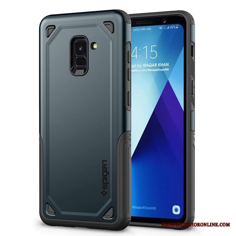 Samsung Galaxy A8 2018 Kuori 说 All Inclusive Liiketoiminta Kotelo Suojaus Kova Puhelimen Kuoret