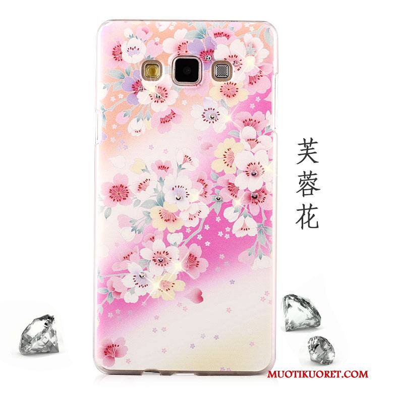 Samsung Galaxy A8 Kotelo Strassi Suojaus Tähti Kova Kuori Puhelimen Kuoret