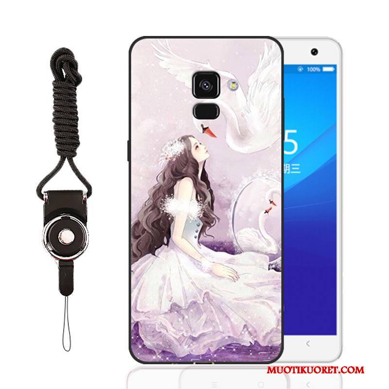Samsung Galaxy A8+ Silikoni Tähti All Inclusive Suojaus Murtumaton Kuori Kotelo
