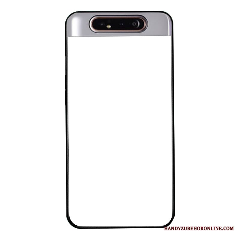 Samsung Galaxy A80 Kuori Lasi Silikoni Kotelo Tähti Murtumaton Muokata Suojaus