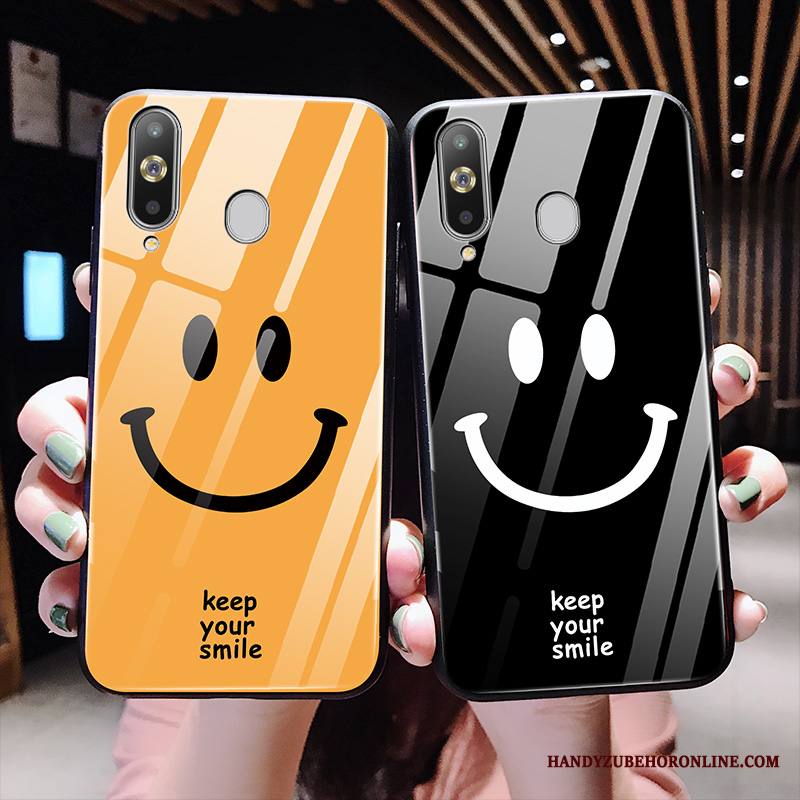 Samsung Galaxy A8s Kuori All Inclusive Luova Peili Puhelimen Kuoret Keltainen Lasi Persoonallisuus