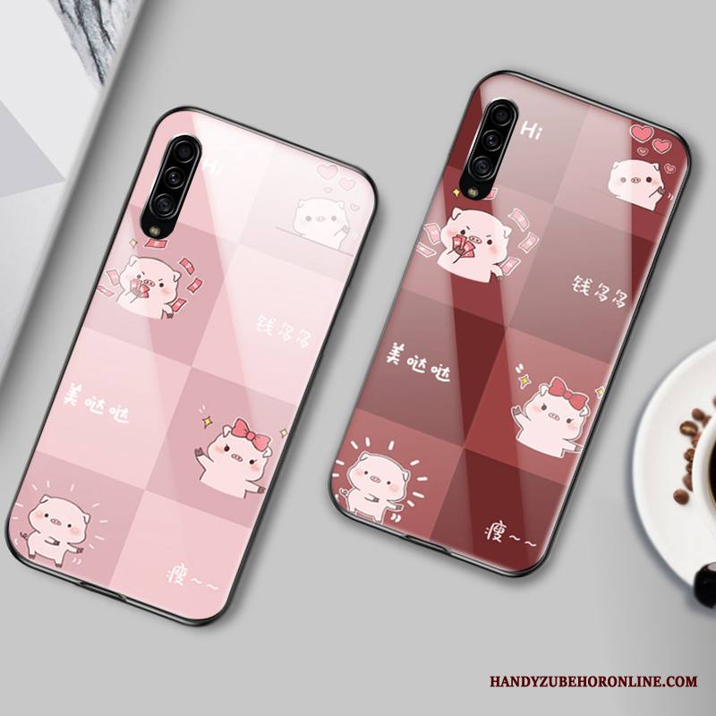 Samsung Galaxy A90 5g Kotelo Puhelimen Kuoret Lasi Tähti Krokotiili Suojaus Kuori