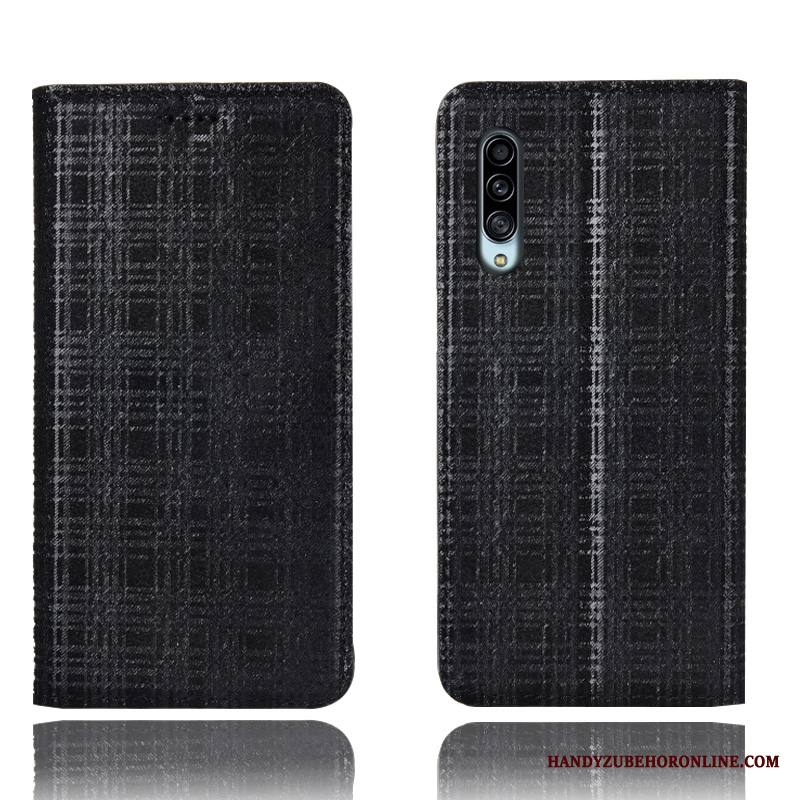 Samsung Galaxy A90 5g Kuori Murtumaton Kotelo Musta Suojaus Tähti Aito Nahka Kuoret