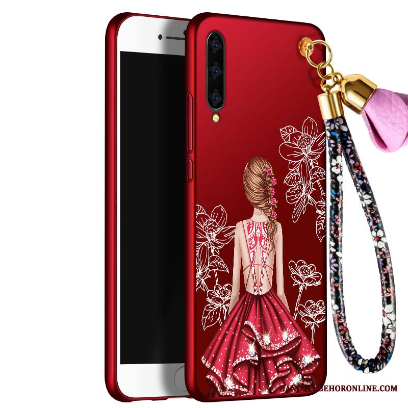 Samsung Galaxy A90 5g Kuori Tide-brändi Pehmeä Neste Kotelo Persoonallisuus Punainen Murtumaton Uusi