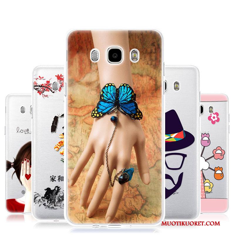Samsung Galaxy J7 2016 Kuori Puhelimen Kuoret Monivärinen Tähti Ohut Kotelo Suojaus